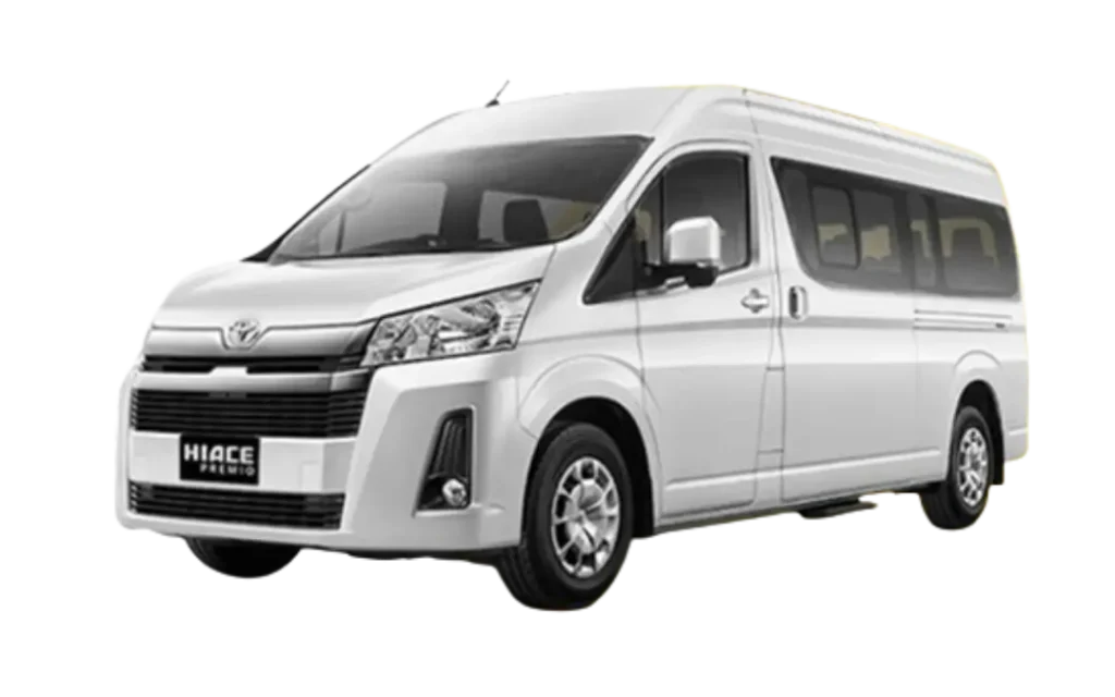 hiace commuter sms trans travel